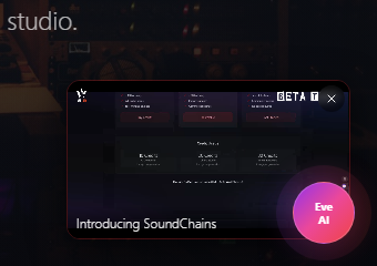 Eve AI floater chat bubble
