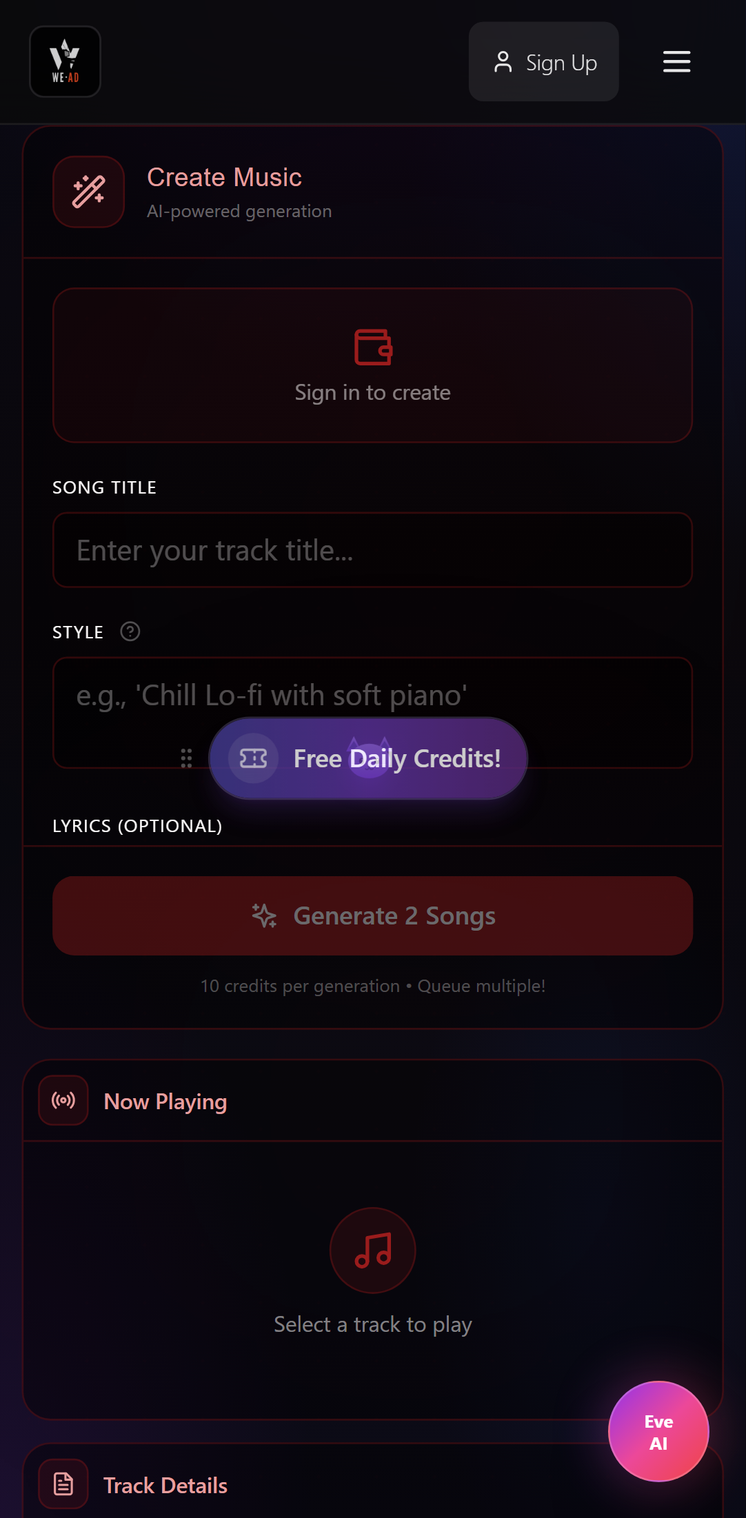 Composer on mobile